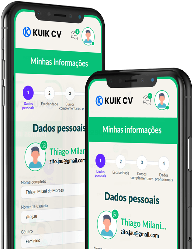 Cadastre suas informações